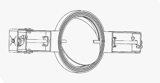 GDWH Gas damper valve wafer high temperature