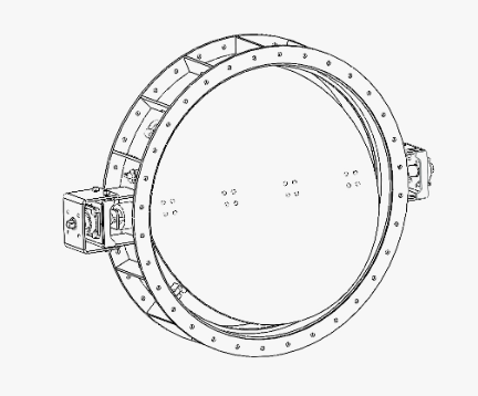 GDFN-T Damper valve flanged normal temperature tight