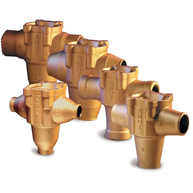 Model R: Three-way thermostatic valve