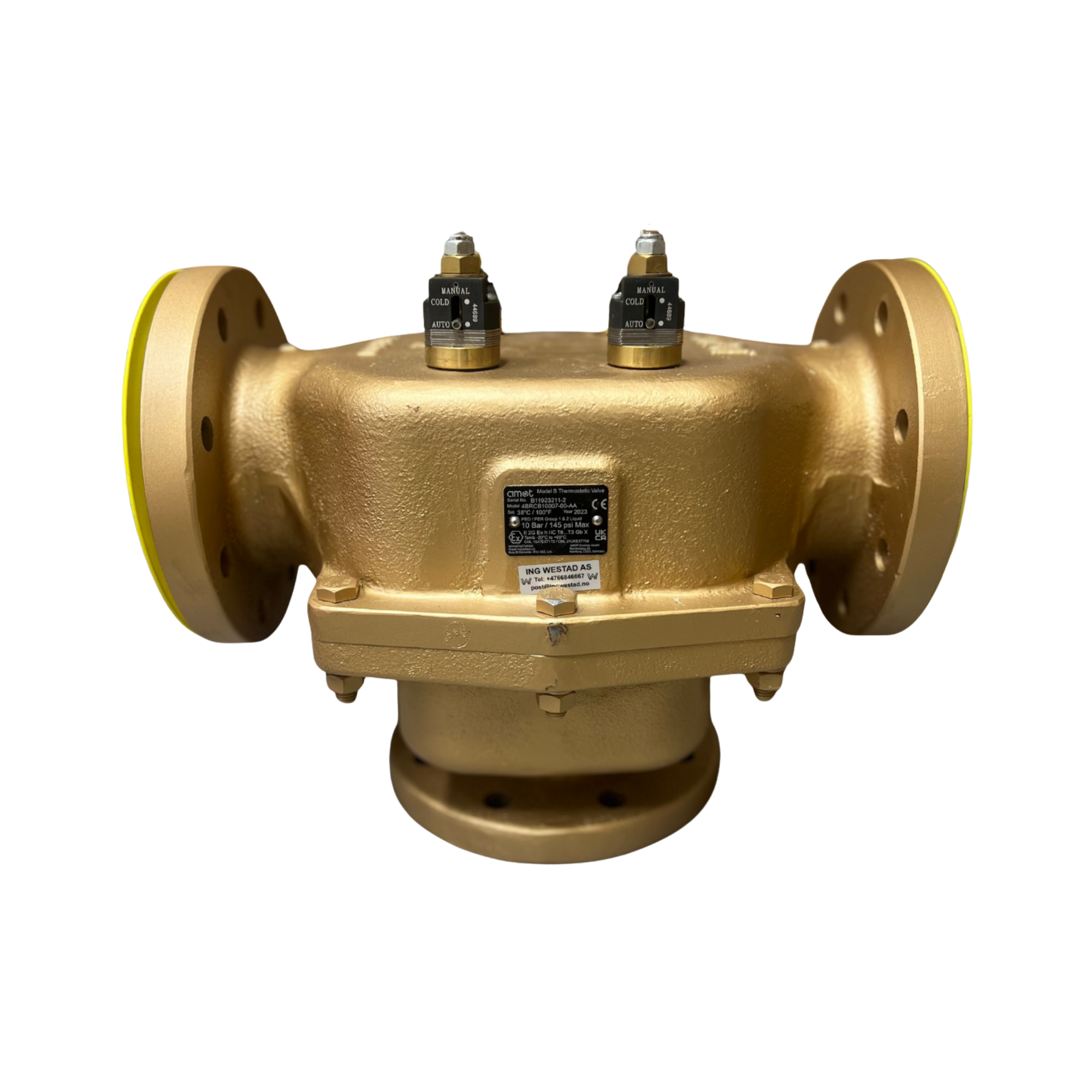 DN50 - DN200 BR with flanges and manual override