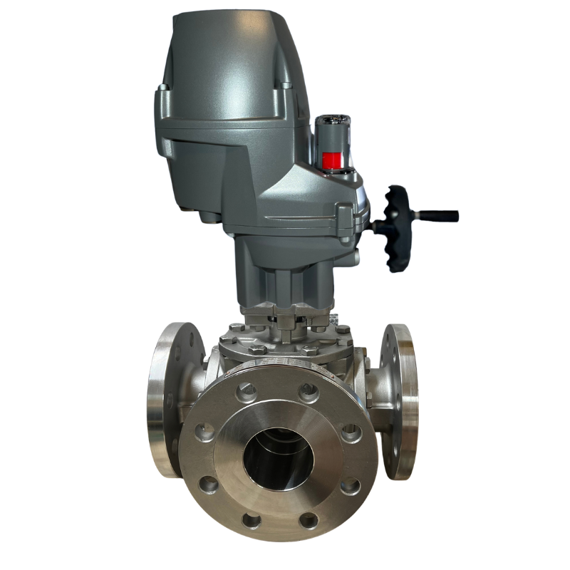 3-Way Control Ball Valve with Modulating Actuator | DN15-DN150